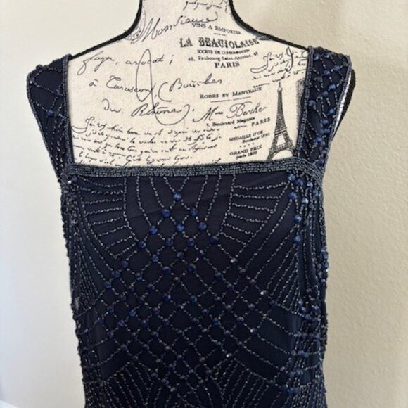 Pissaro Nights Sleeveless Beaded Gown - Picture 6 of 11
